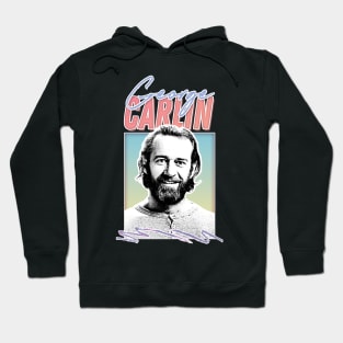 George Carlin / Retro Style Aesthetic Design Hoodie